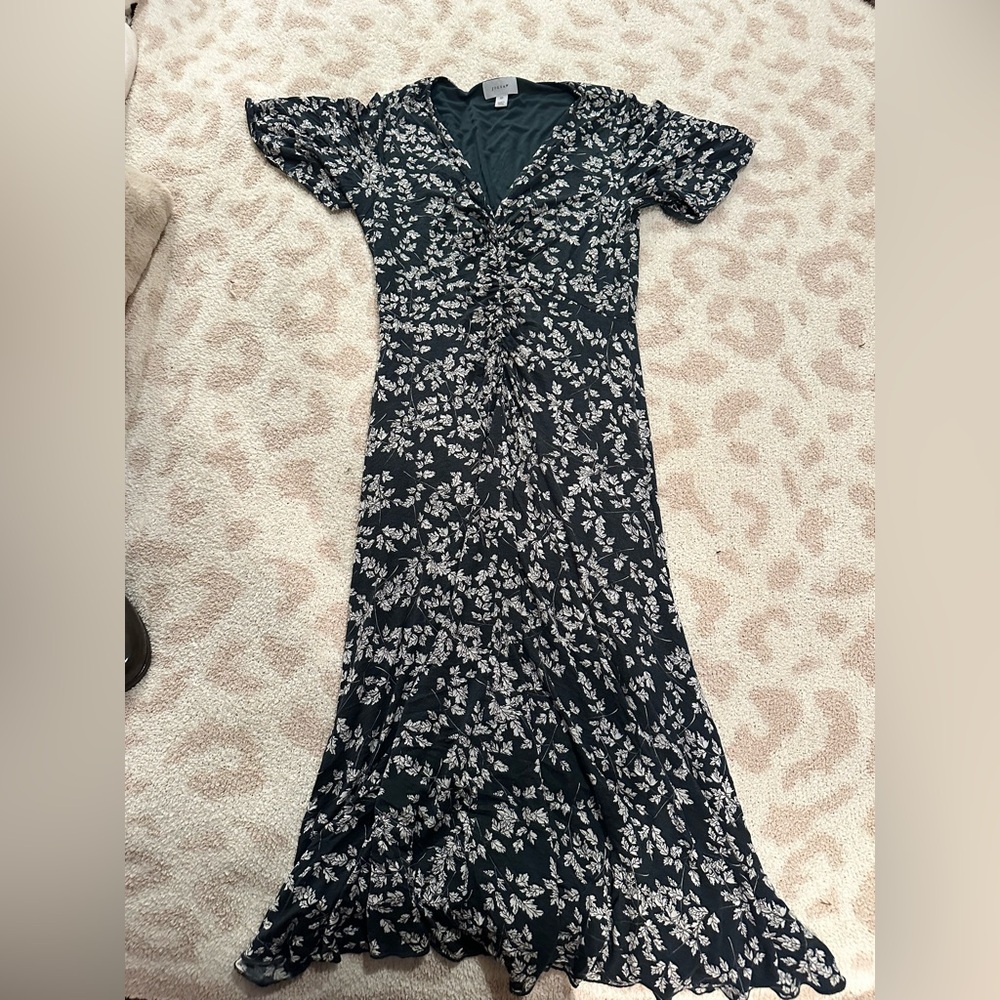 Jigsaw floral midi dress